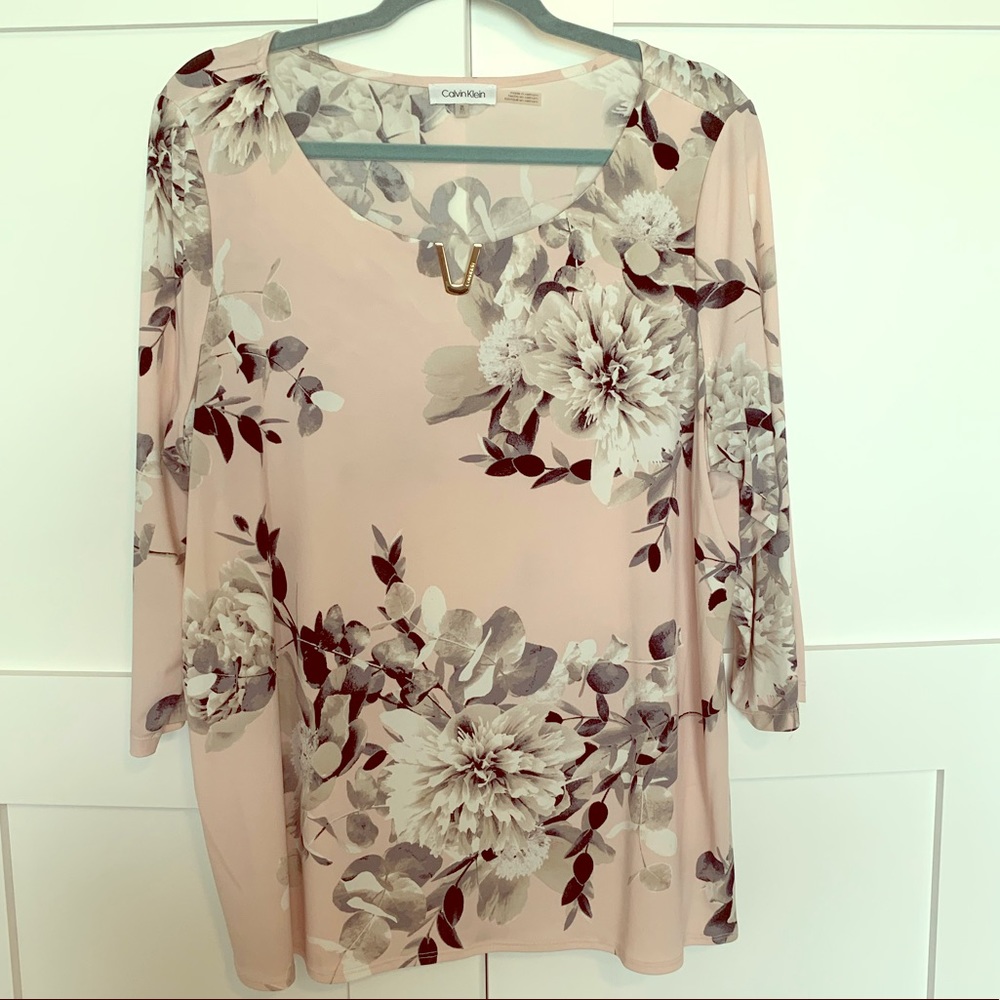 Pink Floral Top